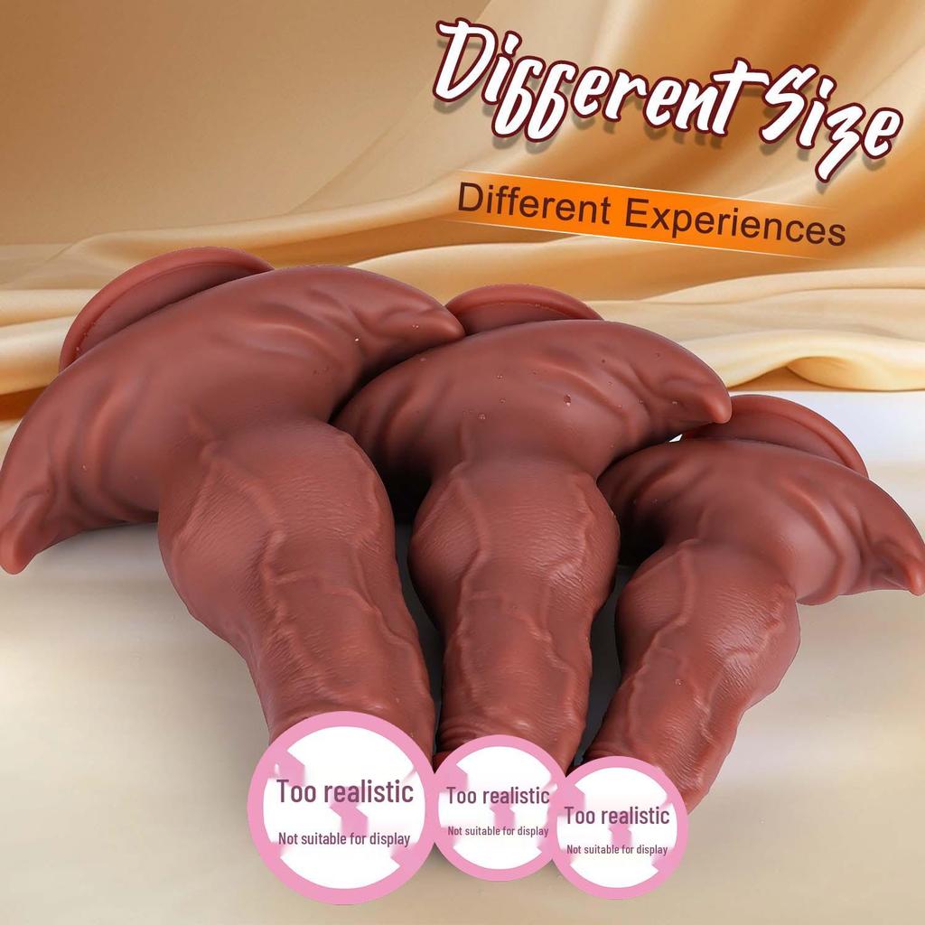 Grenzüberschreitender Silikon-Saugnapf-Dildo für Frauen - Realistisch, Manuell und Ideal für den Alleingang.