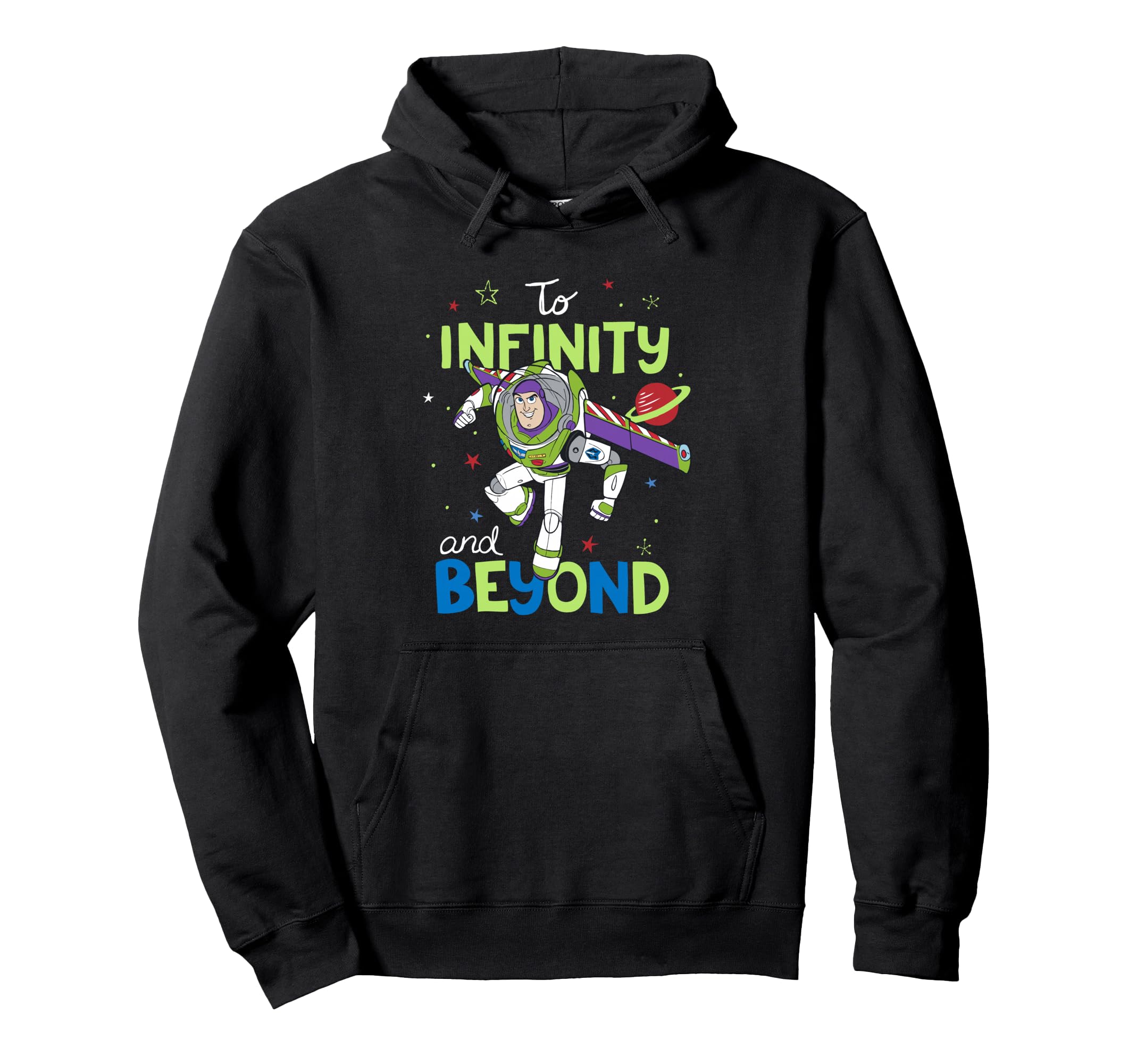 

Disney Pixar Toy Story Buzz Lightyear to Infinity and Beyond Logo Hoodie