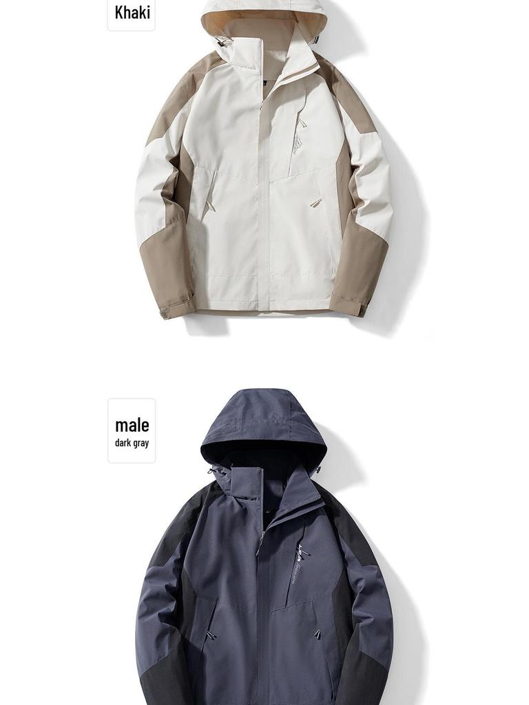 Cross-Border Outdoor Unisex Windbreaker: Waterproof, Windproof, Ideal for Spring/Autumn, Custom Logo Available.