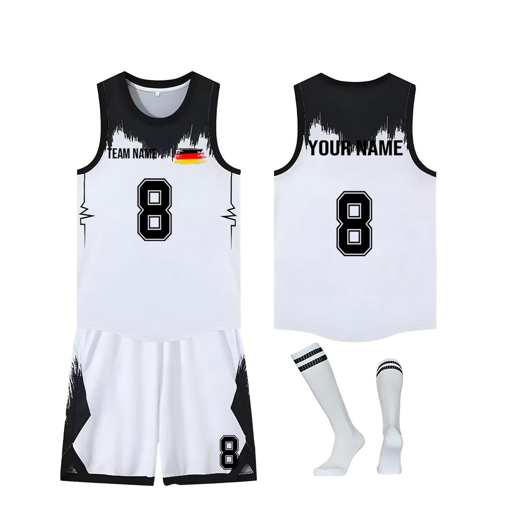 DIY Custom Adult And Children Three-piece Basketball Uniforms