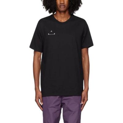 Camisetas para Hombre Cuello Redondo Negro Ajuste Recto Moderado DQ7358-010