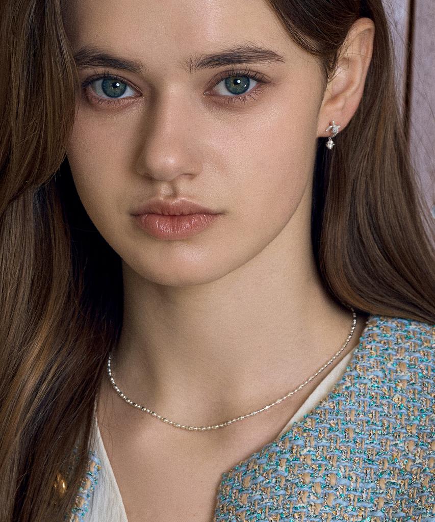 St.Scott London Lumiere Chain Necklace / Stj-Nb1635Wg