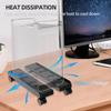 Adjustable Computer Tower Stand Fits PC Mobile CPU Stand Ventilated PC Tower Stand Under Desk CPU Holder for Desk Accessories