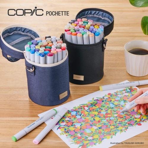 Too Copic Pochette Pen Case Wallet Black Illustration Marker Marker Marker Pen Pen Case