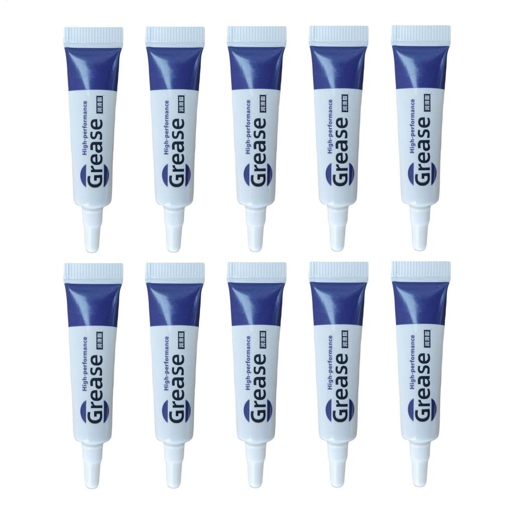 10PCS waterproof sealing Silicone Grease O Ring lubricant high-temperature Silicone Faucet Grease Diving Lube Clear Machine Lube