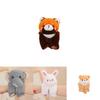 Cute Animal Plush Toys With Snap Bracelet Adorable Elephant And Lion Hand Ring Stuffed Doll For Kids