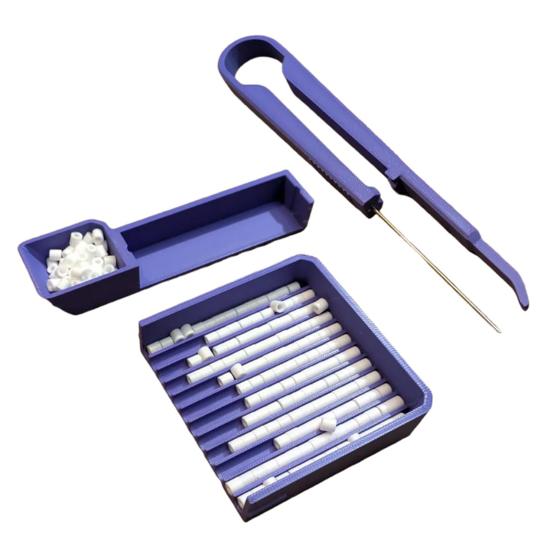 

Bead Tray Set Single Needle Tweezer with Aligner Tray Bead Sorting Tray Set for Bead Art Crafting Beginners And Experts D