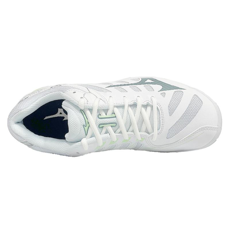 Mizuno Women's Wave Voltage 'White Patina Green' Sneakers V1GC216037