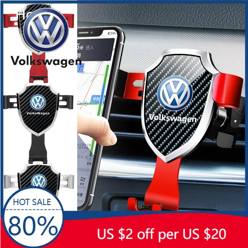 Per VW Volkswagen Jetta MK5 Golf Supporto per Telefono da Auto a Gravità Staffa Clip per Bocchetta d'Aria Supporto Stand per GPS per Volkswagen Polo Golf Passat