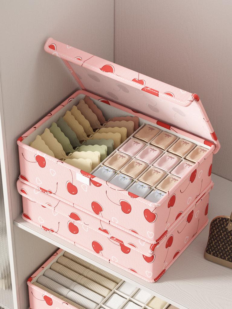 Unterwäsche-Organizer Unterwäsche-Socken-Organizer Unterwäsche-Socken-Einteiler Schlafzimmer-Schrank Kleider-Organizer Faltbarer Schubladenteiler