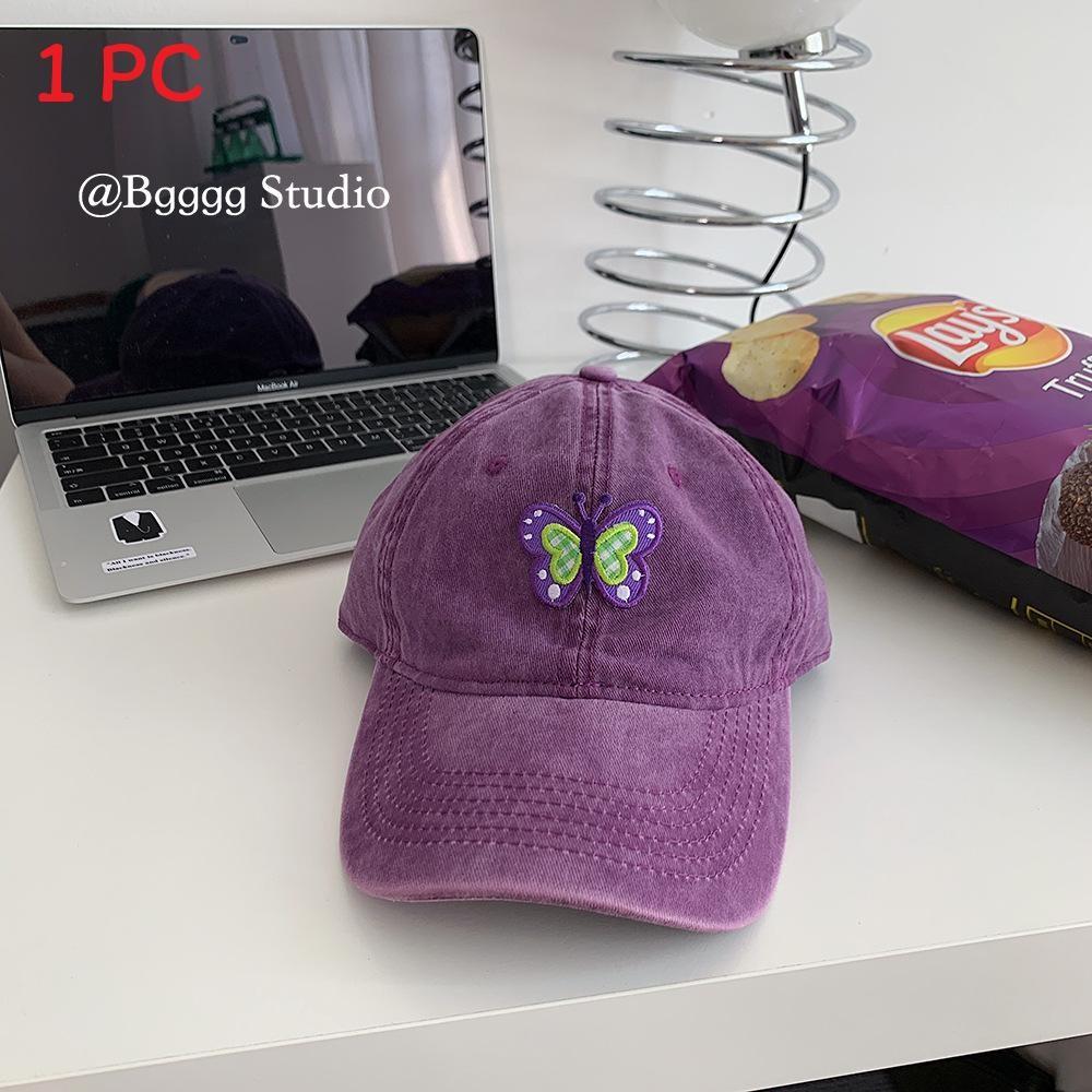 Pink Heart Cute Baseball Cap For Women With Summer Breathable Material