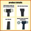 2 In 1 Rubber Hammer with Crowbar for Ceramic Tile Installation Tools Doors Windows