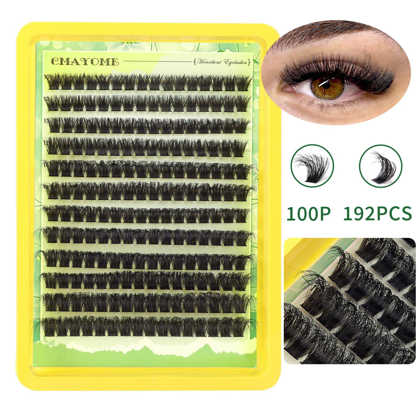 

Color Single Cluster D Song False Eyelash Set 10-18Mmdiy Segmented Grafting Thick Eyelashes