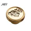 Greeting Card Sealer Wax Seal Stamp, Vintage Plant Pattern Head, Durable Flower Embossing Stamp Copper Head Replacement, for Envelope And Cards