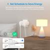 Homekit 2 in 1 WLAN Smart Plug Dual Outlet EU Smart Socket Remote Sprachsteuerung Unterstützung Alexa Google Home Smartthings