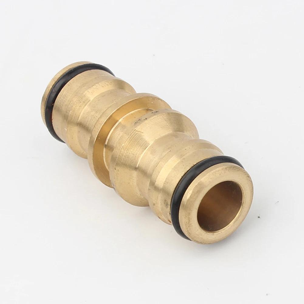 

2 Way Hose Connector Irrigation Joiner Male Quick Joint Replacement Spare Parts Garden Tap Water Pipe Watering Accessories Brass China Mainland