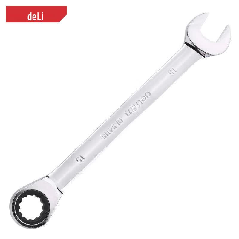 Deli DL34115 Ratcheting Combination Wrench