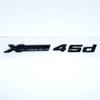 Adesivo Emblema Auto 3D ABS Nero Lucido Argento XDrive 40i 40d 45i 45d 48i 48d Per BMW X1 X2 X3 X4 X5 X6 X7 GT