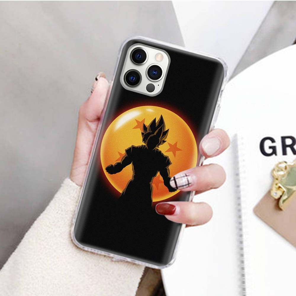 JW75 Dragon Ball Transparent Case for Samsung A04 A14 A23 M33 M53 Realme 10 9 C35 C55 VIVO Y02 X80 Infinix Hot 30 Note 11 Tecno Spark 8P Pro