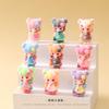 9pcs/Set Cute Bubble Blowing Girl Figure Toy Mini Figurine Desktop Decoration Model Ornaments Toys Boys Girls Christmas Gifts