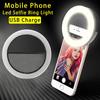 LED Selfie Ringlicht Telefonobjektiv LED Fülllicht Selfie Lampe Ring Batterienutzung Für iPhone Samsung Xiaomi Huawei Telefon Selfie Licht