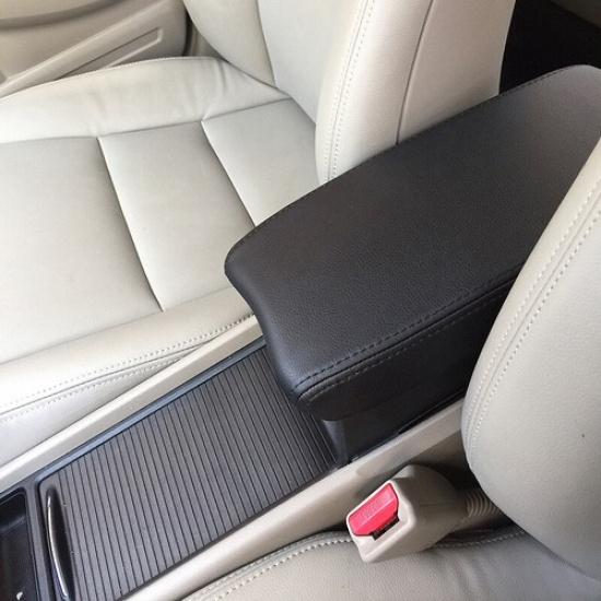Black Leather Car Armrest Box Cover Pad Change For Honda Civic 8th 07 08 09 10