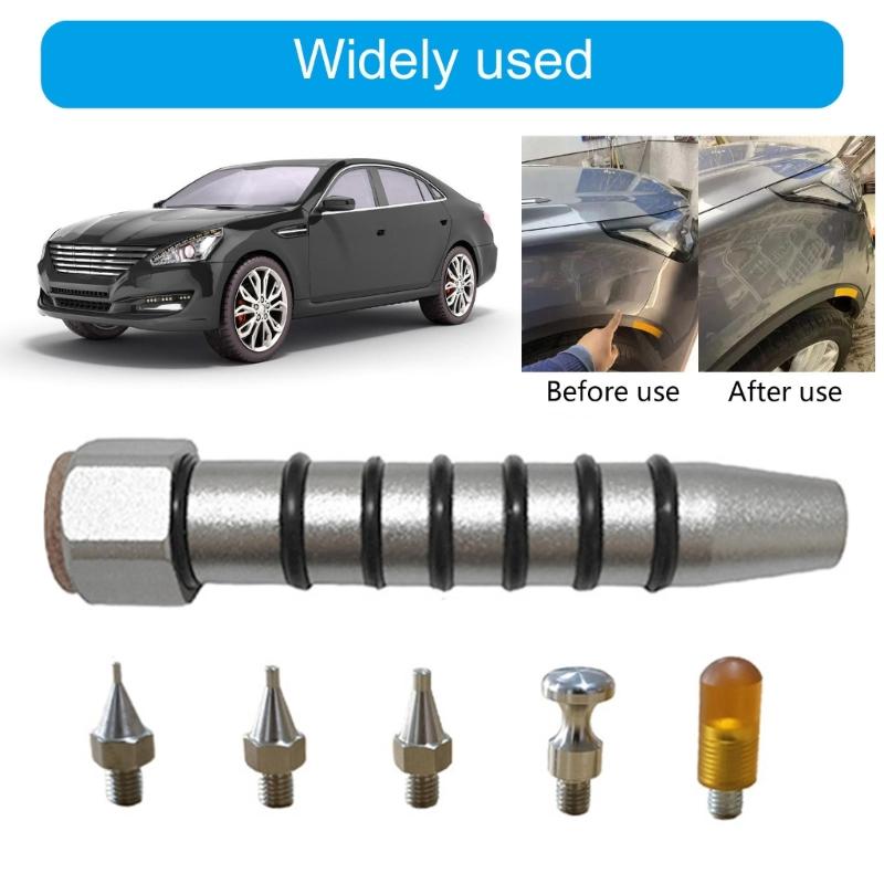 Professionelles Werkzeug zur Entfernung von Autodellen Lackfrei Werkzeug zur Korrektur von Autodellen Austauschbare Spitze für Präzise unlackierte Reparatur