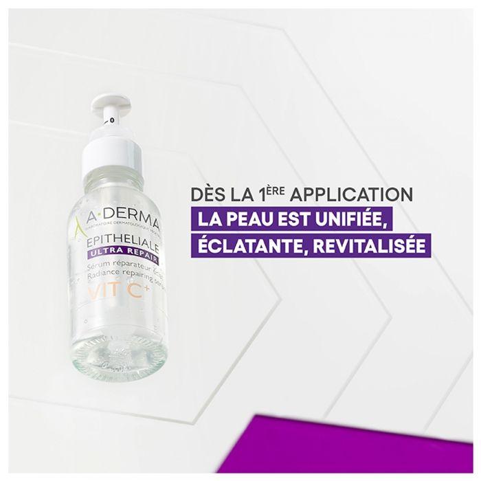 A-DERMA Epitheliale A.H Ultra Repair Sérum Réparateur & Éclat Visage 30 ML