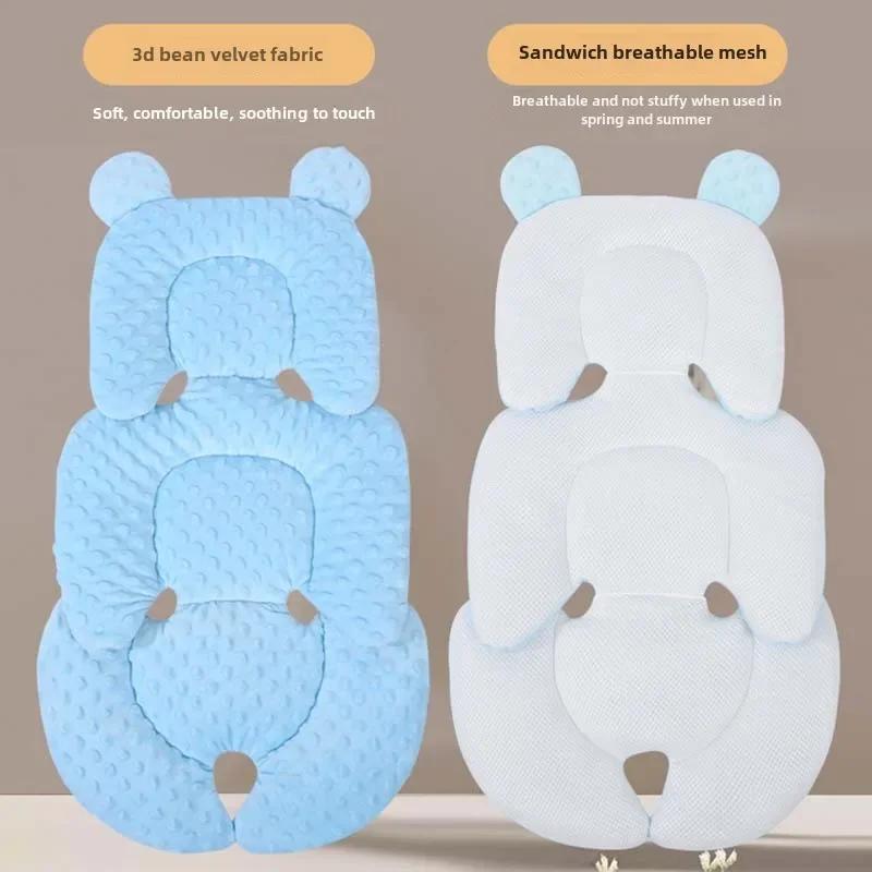 Baby Stroller Seat Cushion Infant Double-Sided Safety Seat Pad Thick Warm Universal Child Cart Mattress Mat Stroller Accessories