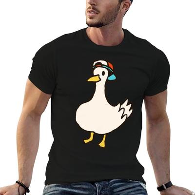 Oozora Dancing Duck Shuba Shuba Meme T-Shirt Grafik-T-Shirts für Männer T-Shirts für Männer Baumwolle T-Shirt