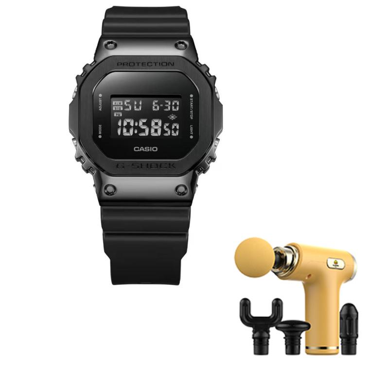 CASIO Men Full Metal Series Black Watch GM-5600B-1PR- Black Strap Fascia Device