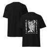 Owl Life Is Unfair, Deal with It"Theme, Monochrome Owl Design, Moon Background. T-shirt
