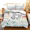 NEW Anime S-Snoopy Bedding Set Cartoon Children Bedroom Quilt Cover Boy Girl Bedclothes Single Double King for Teens Best Gifts
