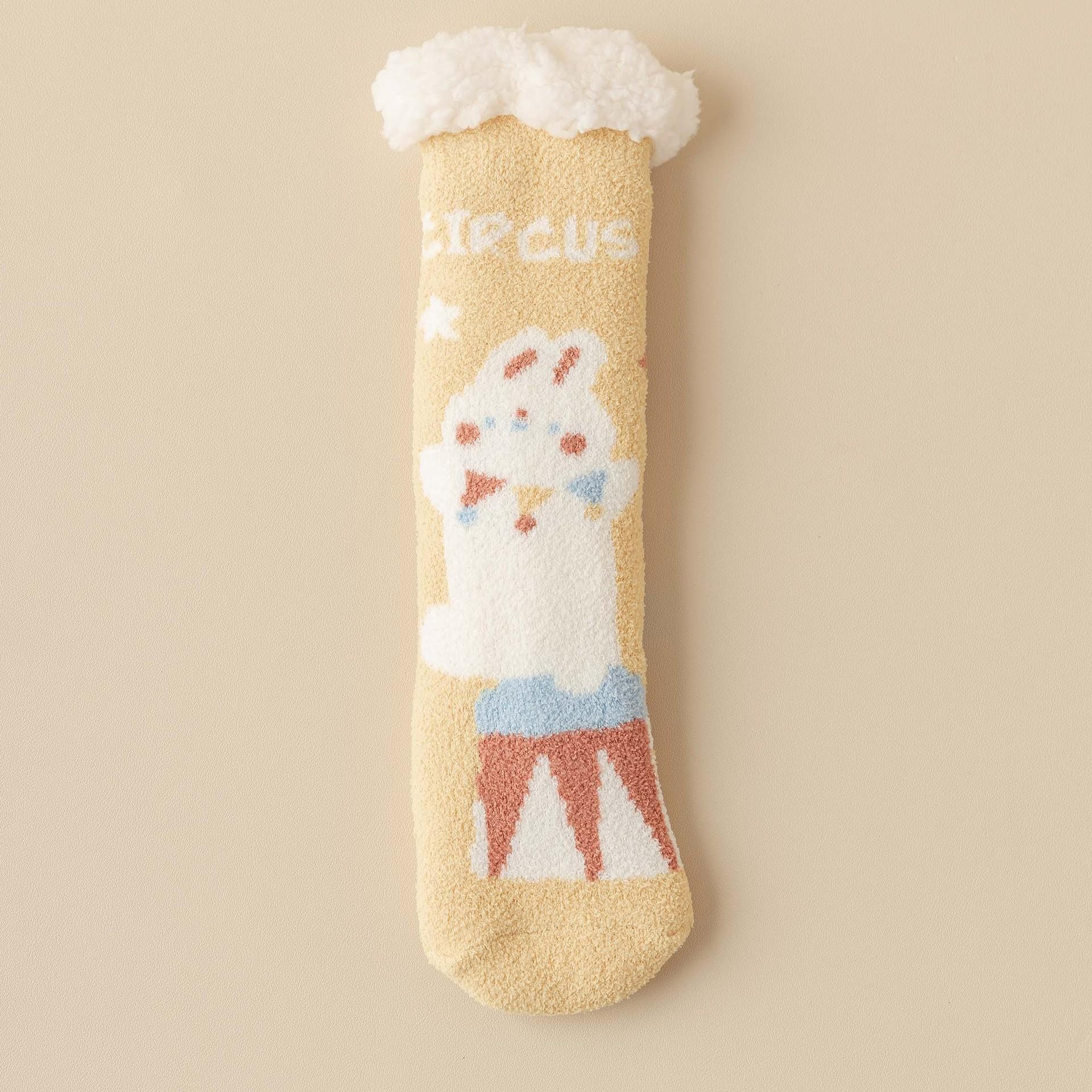 

Грелки для ног Теплые красные носки Женские зимние утолщенные гетры из овечьей шерсти 1 Pair