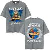 Karol G Tropicoqueta Tour New Album  Vintage Washed T Shirts Men Women Fashion Aesthetic Tshirt Casual Cotton Loose T Shirt