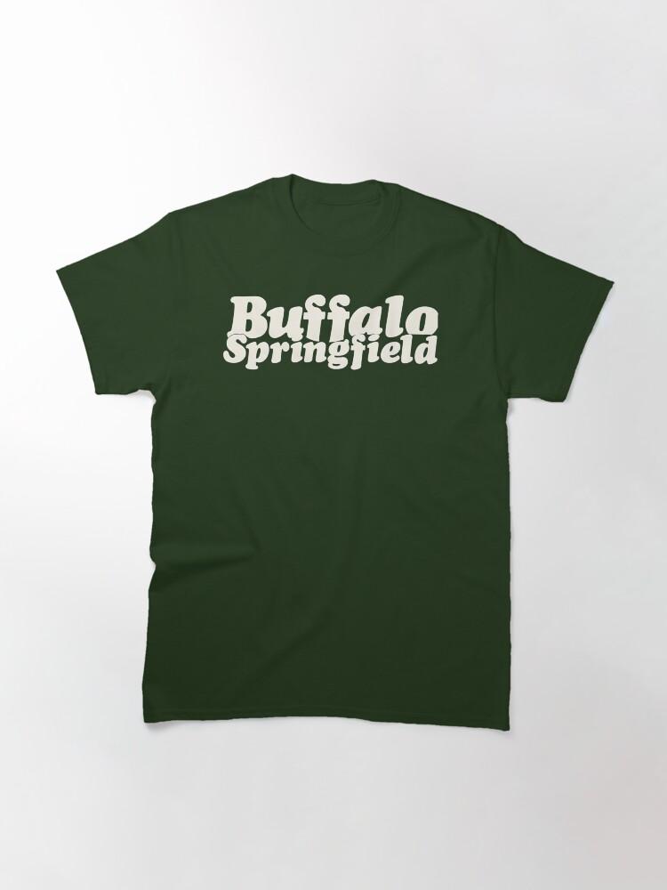 Buffalo springfield Bold Cream Typography Folk Rock Band Classic T-Shirt