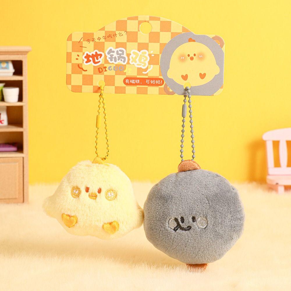 Jewelry Good Food Stuffed Doll PP Cotton Backpack Plush Pendant Female Lady Girl