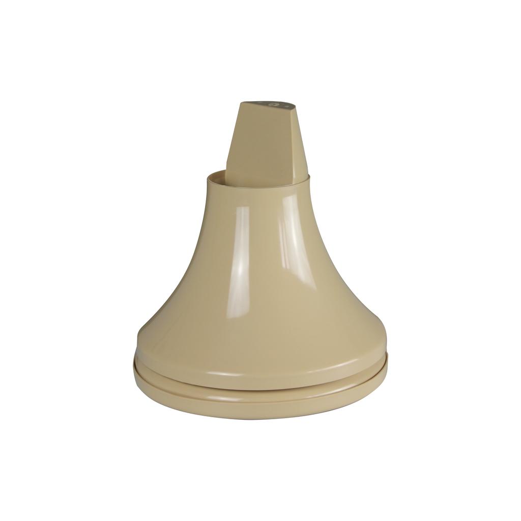 Plastic Hourglass Stool Polish Product Beige New