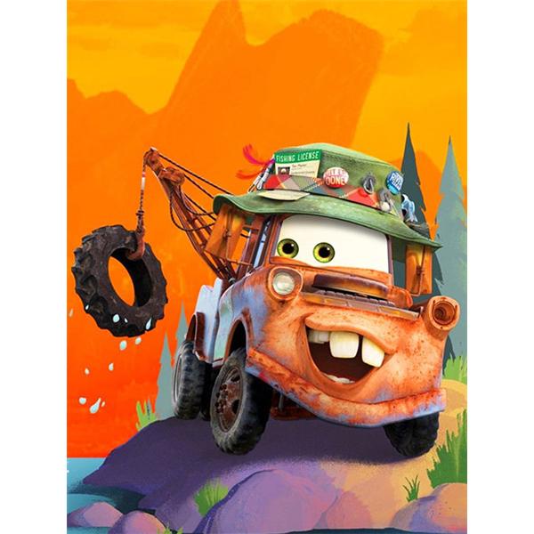 DIY Diamond Painting Cars Full Square Round Drill Lightning Mcqueen Cross Stitch Embroidery Cartoon Mosaic Wall Ar