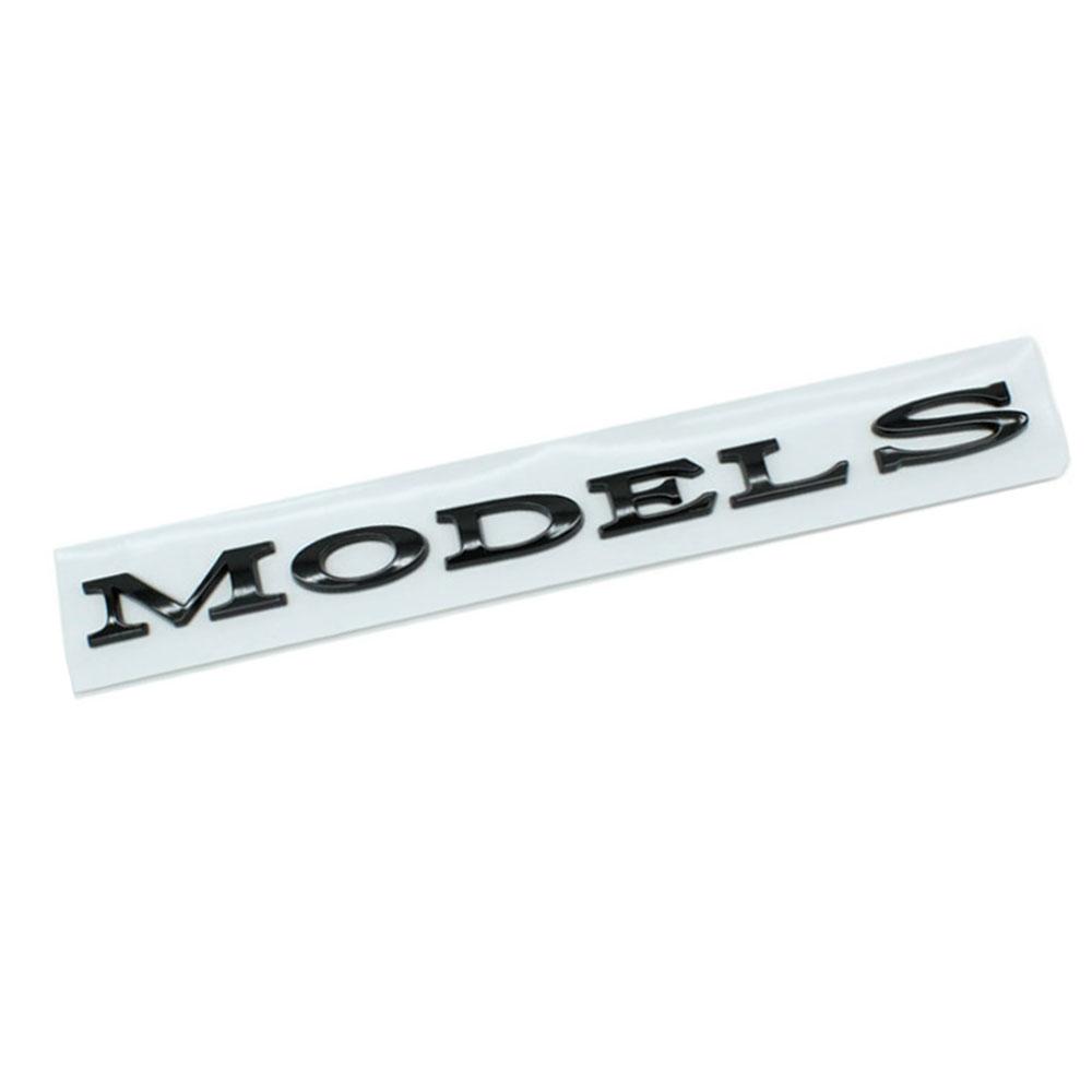 For Tesla S-Car Stickers Body Trunk Decoration Universal Stickers Letter Stickers Automotive Accessories