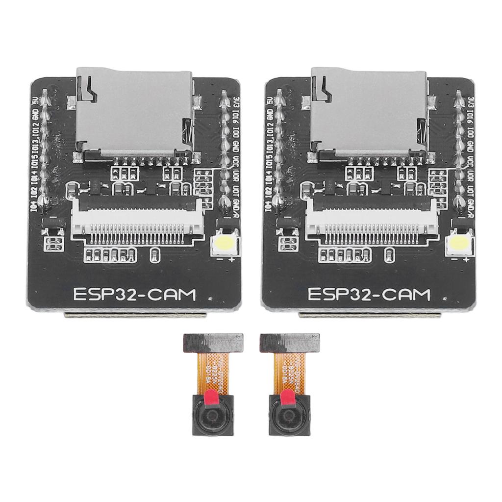 2Pcs ESP32 CAM Development Module WiFi Bluetooth 2 In 1 Camera Board Electronic Component
