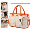 2025 Fashion Multifunctional Mummy Bag: Nylon Handbag with Insulated Milk Powder & Bottle Compartments