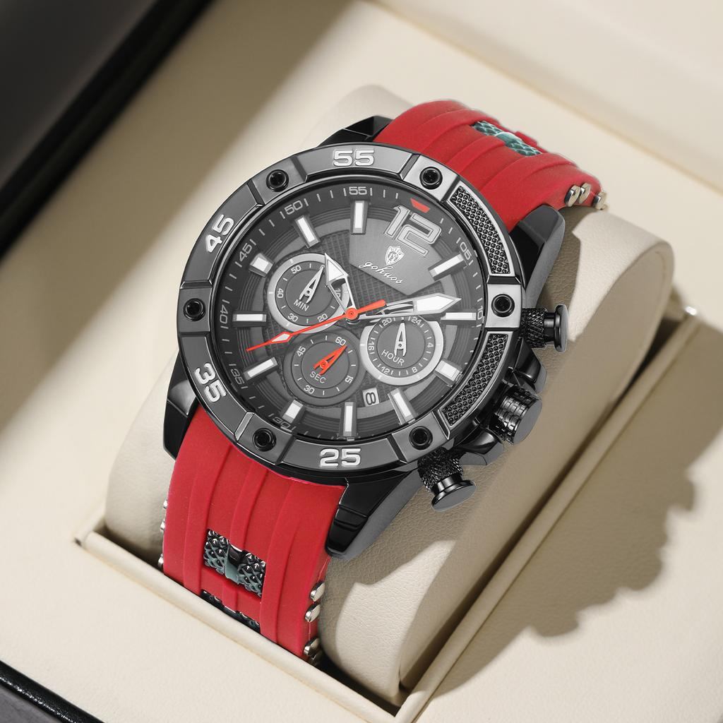 Gohuos 9805  Silicone Strap Waterproof Men's Quartz Wristwatch in Stock Luminous Factory Price Business Watch for Men