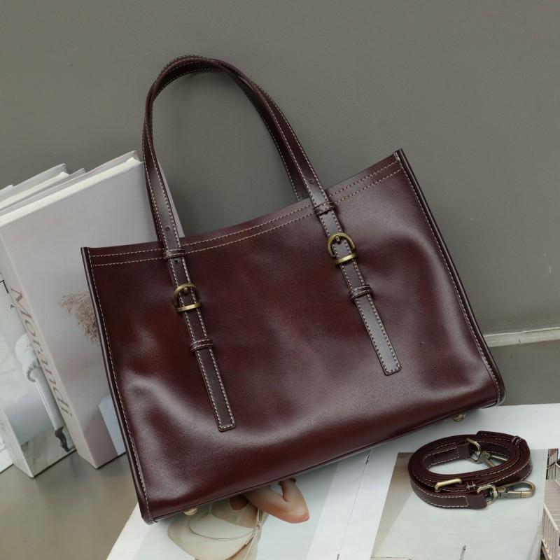

Brown Yellow Large Capacity Handbag Work Commuting Leisure Versatile Single Shoulder Crossbody Bag