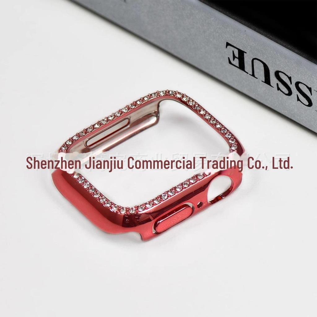 Koperta 46 mm z diamentami do zegarka Apple Watch Series 3-10