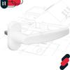 Kotarbau® Window Handle For Balcony Doors And Windows White Spindle 35 Mm Set Of 10