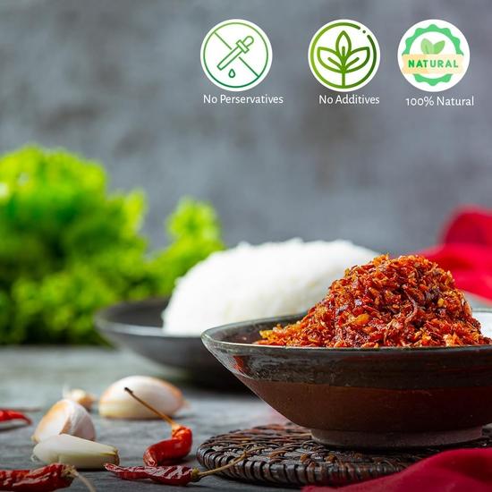 Chounk Red Chilli Powder, 200g (100g X 2) | Teja Powder | Guntur Chilli | Super Hot | No Artificial Color | Peservatives Free | Lal Mirch Powder