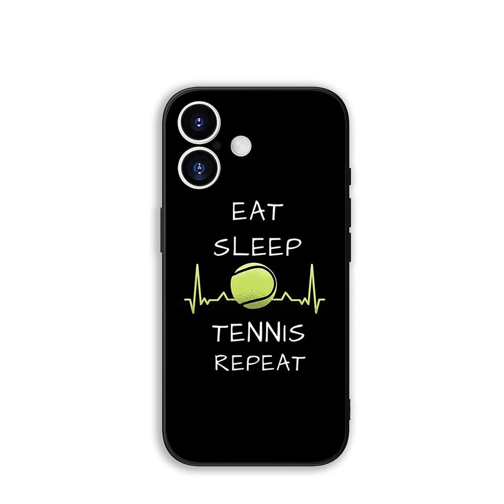 For Motorola Moto G54 G05 G24 G55 G75 G85 G15 G57 G86 Power Edge 50 30 Fusion Neo Pro Case Coach Eat Sleep Tennis Repeat Ball