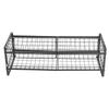 2 Tier Stackable Can Organizer for Pantry Carbon Steel Adjustable Can Storage Rack Holds Up to 64 Cans for Kitchen