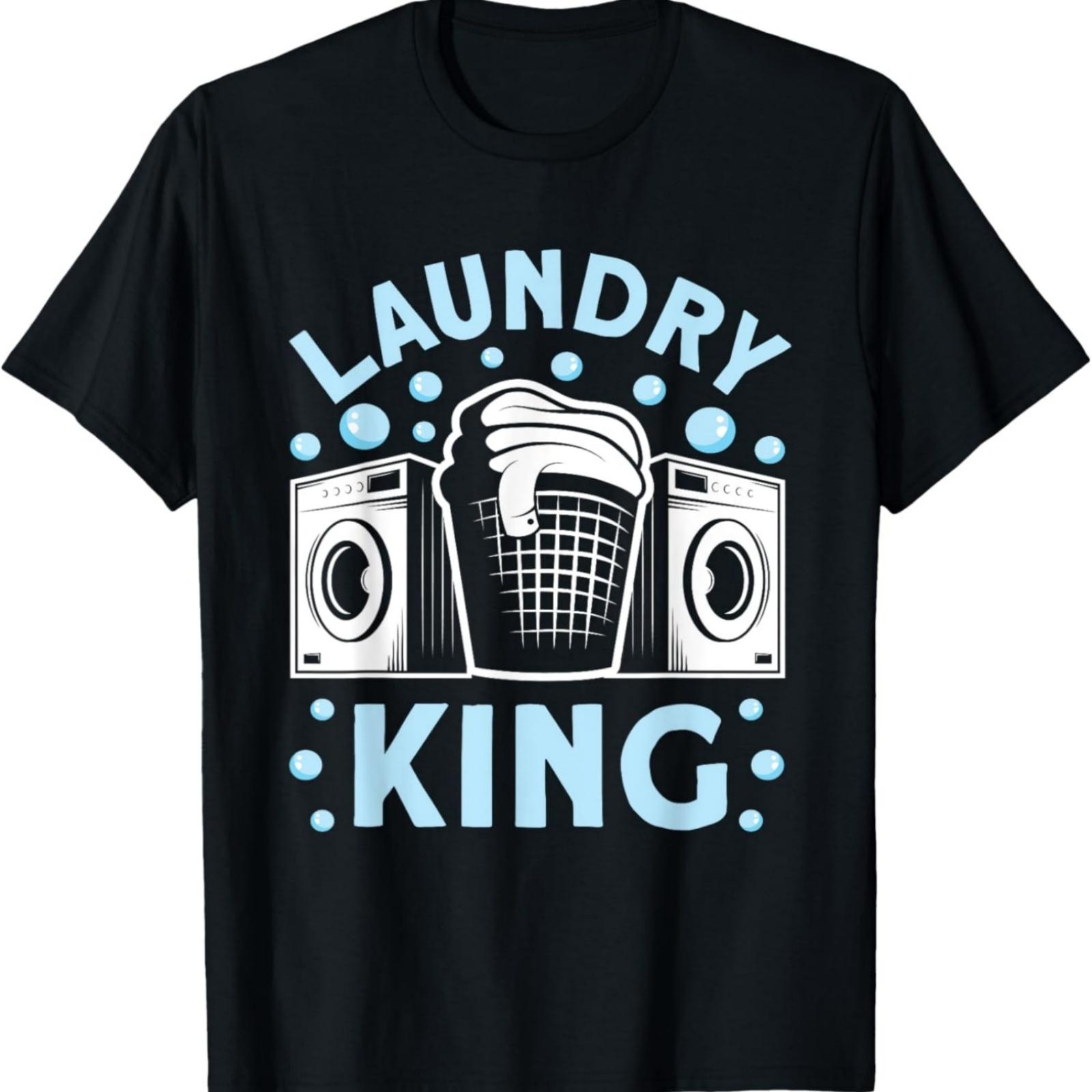 Laundry King Women s Black Modern King Laundry Worker T-Shirt XXXXXL разноцветный